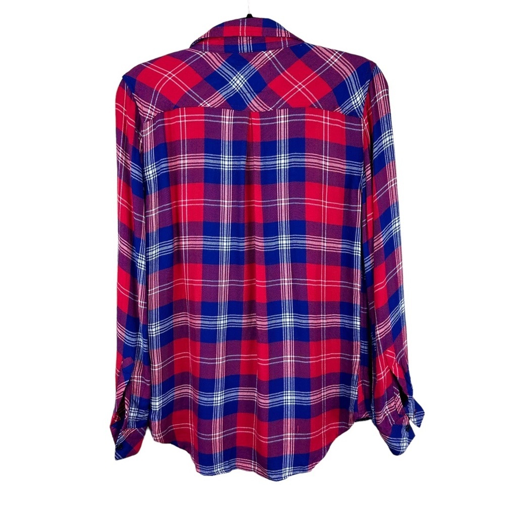 Rails Hunter Plaid Button Down In Cobalt Cherry &… - image 4
